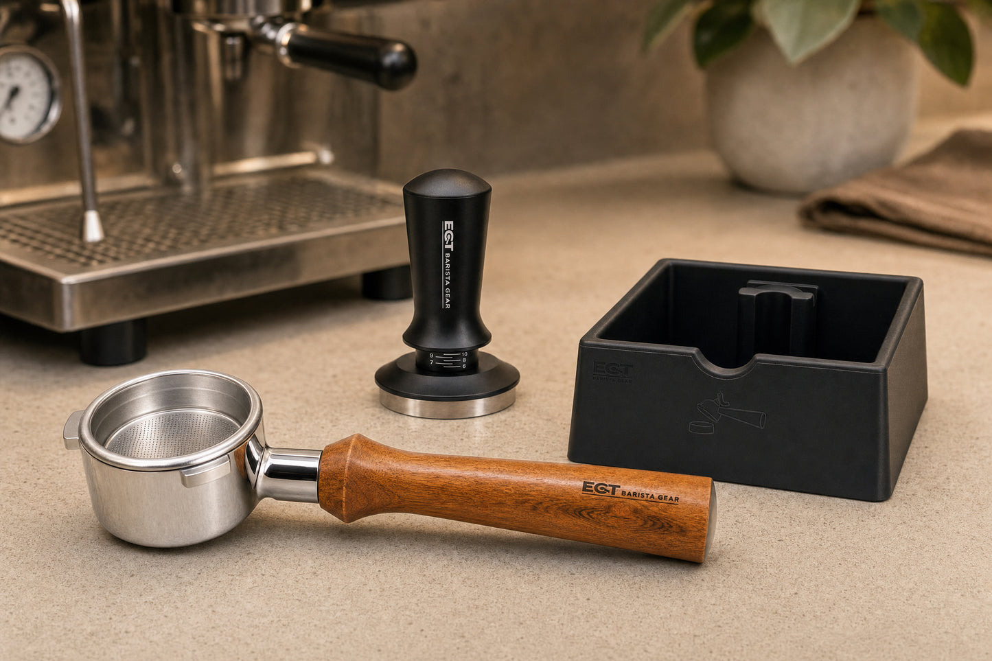 Tamper 53,3mm - self leveling