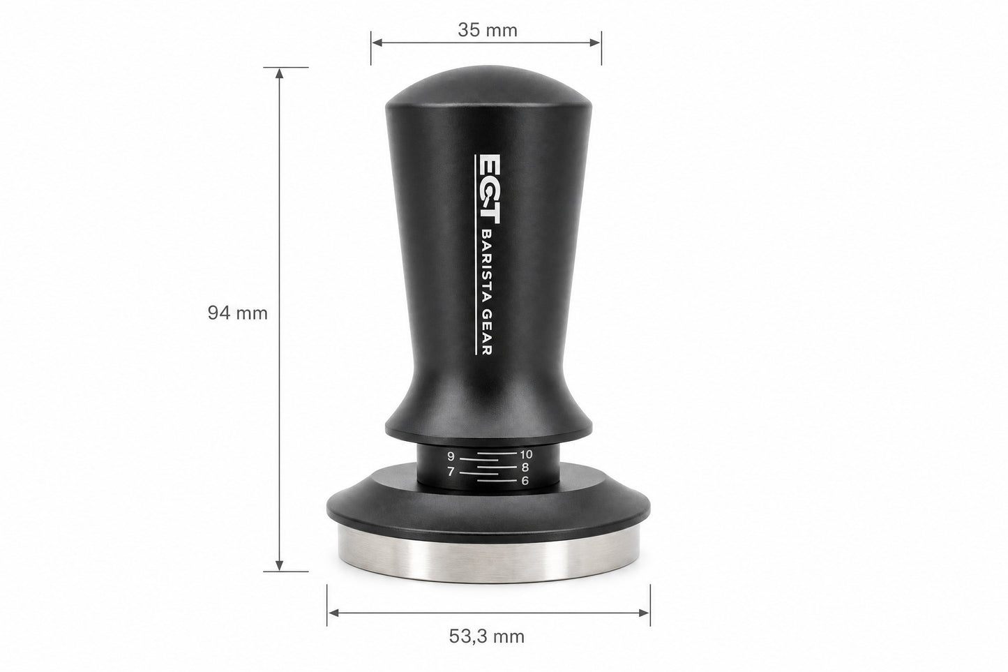 Tamper 53,3mm - self leveling